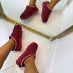 SUEDINE INSTAP PANTOFFEL S580 WINE