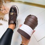 GUESS CHOCO SNEAKERS FLFBRTPEL12 BROWN