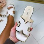 HERMIEN SLIPPER CH031 WHITE