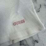 GUESS STELLA RIB SHORT DRESS V6GK11K3181 G018 OFF WHITE