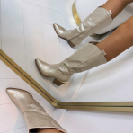 *SALE* CROCO LAARS Y-2283 GOLD