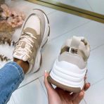 STEVE MADDEN PROGRESSIVE SNEAKER 7822 LIGHT BRONZE