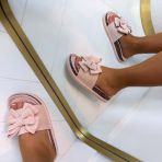 DUBBELE STRIK SLIPPER 3890 PINK