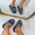 LEOPARD PANTOFFEL 9233-22 BLUE