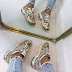 STEVE MADDEN SNEAKER SPEEDER 2447 GOLD MULTI