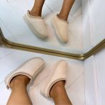 SUEDINE INSTAP PANTOFFEL S580 BEIGE