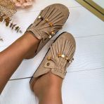 *SALE* KRAALTJES FRINGE INSTAPPER Y23-68 BEIGE