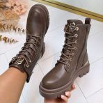 FANNY DETAIL BOOT XJ-952 BROWN