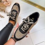 LA STRADA SNEAKER 2404318-1001 BLACK/BEIGE