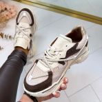 DWRS JUPITER SNEAKER J5554C-107 OFF WHITE/DRK BROWN