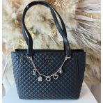 GUESS EVERLEE NOEL TOTE BAG EG867925 BLACK