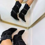 *SALE* WESTERN FRINGE BOOT Y2372 BLACK
