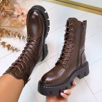 *SALE* BRIGITTE BOOT DES833 BROWN/PU