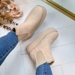 GUESS UGIE LOGO BOOT FLFJILFAL10 NUDE