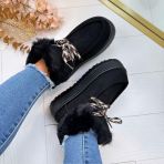 FURRY OMSLAG UGIE BOOT C-3016 BLACK *WEB ONLY*