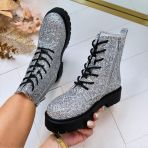 GLITTER BOOT HB-272 SILVER *WEBONLY*