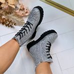 GLITTER BOOT HB-272 SILVER *WEBONLY*