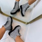 GLITTER BOOT HB-272 SILVER *WEBONLY*