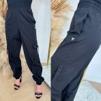 GUESS AURLIE CARGO PANTS V4YB06WG982 JBLK BLACK