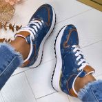 GUESS DENIM 4G LOGO SNEAKER FLJKO2FAL12 BLUE