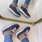 GUESS DENIM 4G LOGO SNEAKER FLJKO2FAL12 BLUE