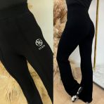 GUESS ELA FLARE PANTS V4YB01 KCDN0 JBLK BLACK