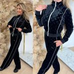 GUESS KRISSY FULL ZIP VEST V4BQ04KCHS2 P9YP BLACK