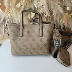 GUESS LATONA MINI TOTE BAG SG921175 LTL LATTE LOGO