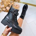 GUESS LOGO BOOT FLTSOMELE10 BLACK