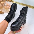 GUESS LOGO BOOT FLTSOMELE10 BLACK