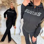 GUESS PRIMULA RHINESTONES VEST V5GQ10KCRP0 JBLK BLACK