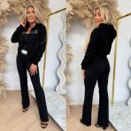 GUESS PRIMULA RHINESTONES VEST V5GQ10KCRP0 JBLK BLACK