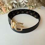 GUESS REVERSIBLE BELT BW9171P4430 MLO LOGO/BLACK