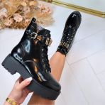 GUESS SHINE LOGO BOOT FLTSOMPAT10 BLACK