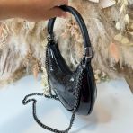 GUESS SMALL HOBO BAG TM935001 BLACKLOGO