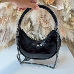 GUESS SMALL HOBO BAG TM935001 BLACKLOGO