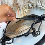 GUESS SMALL HOBO BAG TM935001 BLACKLOGO