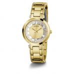 GUESS STONES ROUND WATCH GW0470L2 GOLD