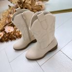 **KIDS** COWBOY LAARS T2009P BEIGE/PU *WEB ONLY*