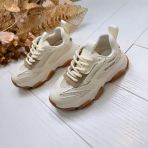 STEVE MADDEN **KIDS** JPOSSESSION SNEAKER 0218 WHITE/GUM