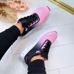 KNITTED SNEAKER 539 PINK/BLACK *WEB ONLY*