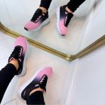KNITTED SNEAKER 539 PINK/BLACK *WEB ONLY*