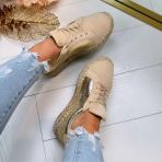 METALLIC MADDY SNEAKER LT33-03 GOLD *WEB ONLY*