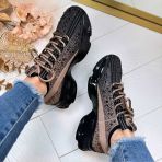 *TIJDELIJKE ACTIE* STEVE MADDEN MISTICA SNEAKER 2320 BRONZE GOLD/BLACK