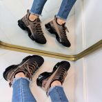 *TIJDELIJKE ACTIE* STEVE MADDEN MISTICA SNEAKER 2320 BRONZE GOLD/BLACK