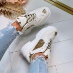 MUSTHAVE GLITTER SNEAKER A88-187 BEIGE *WEB ONLY*