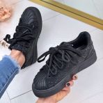 *SALE* SPARKLY SNEAKER 8970/BL-575 BLACK *WEBONLY*