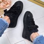 *SALE* SPARKLY SNEAKER 8970/BL-575 BLACK *WEBONLY*