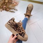 *SALE* SPARKLY SNEAKER 8970 LEOPARD *WEBONLY*