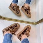 *SALE* SPARKLY SNEAKER 8970 LEOPARD *WEBONLY*